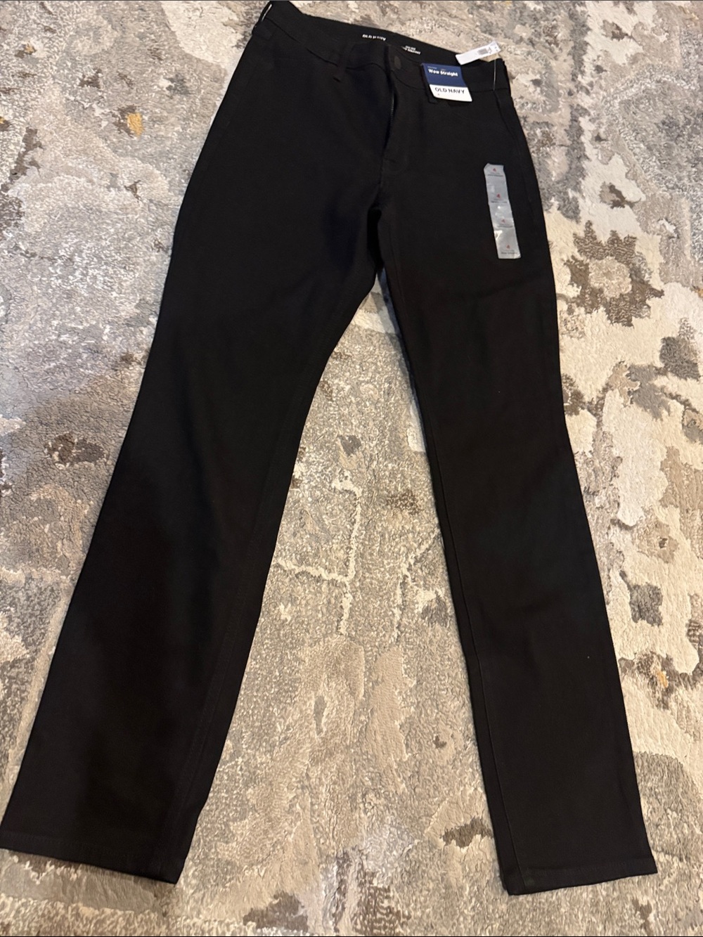 Old navy Women's Black Straight-Leg Jeans